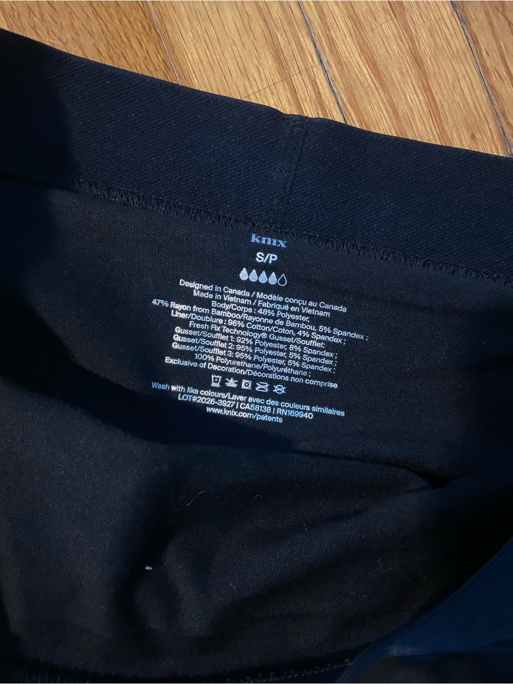 Knix leakproof Black Lace-Trim Boxer Shorts - Picture 6 of 6